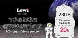 LOWI imita a PEPEPHONE 23GB por 20€