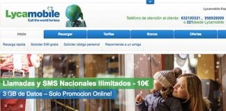 LYCAMOBILE imita la oferta de LEBARA 3GB e ilimitadas por 10€