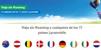 Lycamobile, interesante para viajar sin pagar roaming con sus bonos en los países que tienen red virtual.