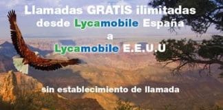 LycaMobile estrena su OMV en USA regalando las llamadas entre Lycamobile España y LycaMobile USA.