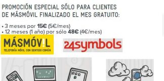 Los clientes de MASMOVIL con la lectura gracias a un acuerdo con 24Symbols. Primer mes gratis.
