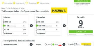 MASMOVIL ofrece 8GB+ilimitadas por 24€/mes temporalmente.