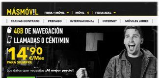 MASMOVIL lanza el mejor bono de datos de 4GB del mercado