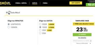 MASMOVIL mejora su tarifa de 6GB con 4GB sin subir costes. MASMOVIL mejora su tarifa de 6GB a 10GB sin subidas de costes