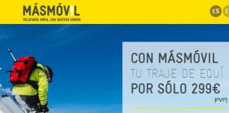 MASMOVIL nos permite pasar unas mejores navidades con un traje de 700€ por 299€.
