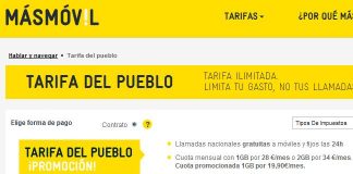 MASMOVIL amplia hasta el 13 de Septiembre su promoción de tarifa ilimitada con 1GB por 19,9€ durante 3 meses con 50 SMS incluidos.