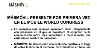 MASMOVIL es valiente y sera la primera OMV en estar en el MOBILE WORLD CONGRESS 2014 con un producto novedoso.