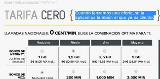 MASMOVIL reacciona de forma inmediata a TUENTI y AMENA: 5€ 1GB y rebaja en el resto de tarifas CERO.