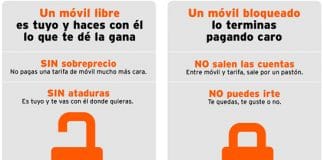 Las ventas de terminales libres sigue creciendo: 2% al 55%