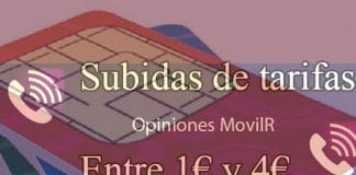 RMOVIL se apunta a subir sus tarifas de móvil a cambio de modificar los minutos en VOZ y los DATOS ofrecidos. Obliga a sus clientes a pagar de más.