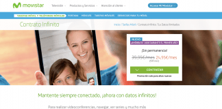 Llegan los datos ilimitados a Movistar. Movistar se atreve con datos ilimitados