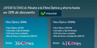 MOVISTAR imitará a ONO en sus inicios: oferta 58% 12 meses.