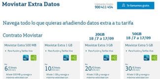 MOVISTAR multiplica los datos extras: 20GB o 50GB
