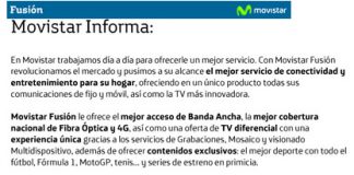 MOVISTAR subirá los precios de sus conexiones a sus clientes actuales para ofrecer mayores velocidades. ¡Se anula permanencia!