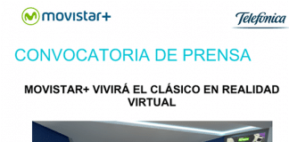 MOVISTAR vivirá el clasico en realidad virtual.