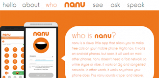 NANU permitirá llamar 15 minutos gratis a cambio de anuncios con consumo de datos muy reducido.