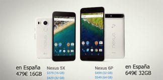 Los móviles Nexus 5X y 6P: 100€ más caros en España. ¡Absurdo!