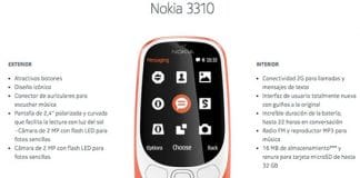 El Nokia 3310 se lanza la semana que viene por 59€