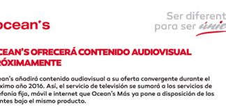 OCEANS dispuesta a todo: Añadirá TV en 2016.