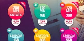 OCEANS mejora sus tarifas en Septiembre y ofrecerá 300MB.