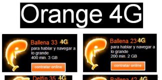 Los clientes de Orange con tarifas antiguas de coste superior a 30 euros tendrán 4G.