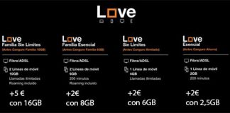 ORANGE se apunta en Febrero 2017 a subidas en LOVE: 2€ a 5€ al mes.
