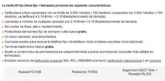 Orange mejora su servicio mi fijo por 10€/mes 3000 min con 150 destinos. Por 9€/mes + añades 250 min a móviles.