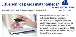 En breve llegarán los pagos instantáneos a Paypal y otros en Europa.