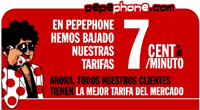 PepePhone se convierte en la operadora mas economica del mercado: 7c/min. Eso si, sin llamadas gratuitas entre clientes. A partir del 2 de Febrero 2009! ¿Que operador me conviene?