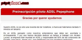 Pepephone sacará la conexión ADSL más barata sin cuota de linea sin fijo. ¿Es la única?