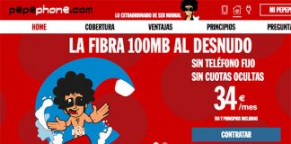 PEPEPHONE mejora el acceso de su fibra: Reduce alta y ofrece 100MB.