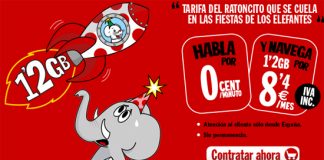 Pepephone mejora sus tarifas de datos añadiendo trafico adicional 1,2GB por 6,9€+IVA.
