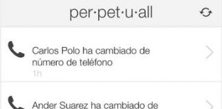 Perpetuall, una APP interesante para IOS y ANDROID para avisar cuando se cambia de móvil y no perder el contacto. ¡Curiosa!