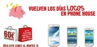 Los días locos de Phone House: Una oportunidad de comprar móviles Samsung de alta gama con buenos precios.