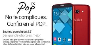 Alcatel Pop C9, un terminal low cost con prestaciones aceptables y 5.5 pulgadas Quad core 1GB.