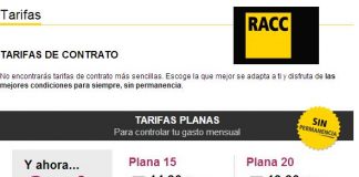 Racctel: Una promoción 2×1 en sus tarifas de 15€ y 20€ sin ser obligatorio ser socio de la compañia de seguros.