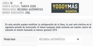 MASMOVIL añade la posibilidad de reducir la velocidad a 64kb/seg en vez de cobrar 3ct/MB.
