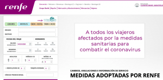 Renfe se responsabiliza ante el coronavirus. Alsa también lo hace. Renfe devoluciones dinero por coronavirus