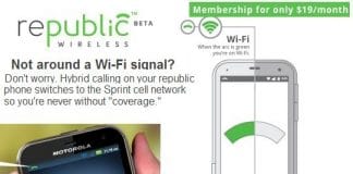 RepublicWireless: Una operadora móvil hibrida Wifi-Red Móvil en USA. ¿ Alguien lanzará algo similar en España?