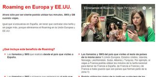 Aclaraciones sobre el Roaming gratuito de VODAFONE