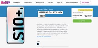 Yoigo decidió eliminar la permanencia: A por todas. S10 plus en YOIGO