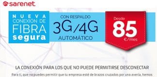 SARENET explota el BONDING 4G en su fibra.