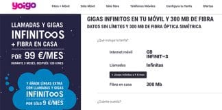 La ilimitadas de GBs de YOIGO no asusta a la competencia.