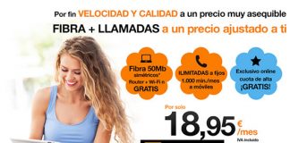 Las mejores ofertas solo de fibra/adsl en las operadoras.