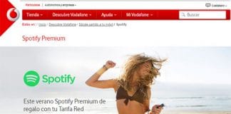 VODAFONE regala hasta 6 meses de Spotify este verano.