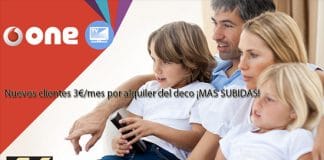 VODAFONE cobrará 3€/mes por alquiler del deco a nuevos clientes.