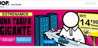 SUOP lanza 10GB por 19,95€ ¿Quizás lo hace tarde?