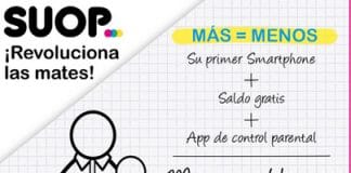 Su primer móvil, con Suop y biGuuD para menores y mayores.