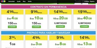 SUOP también se apunta a ofrecer 40GB por 19,99€ SUOP dobla datos en verano 2019