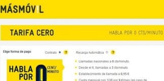 TARIFAS MASMOVIL en ECONOMIZA.com: 0ct/min 4,5€ 1GB 6 meses o 6,9€ 700MB o 10,99€ 2GB con 0ct/min.